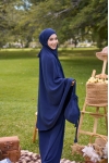 Telekung Lily Midnight Blue